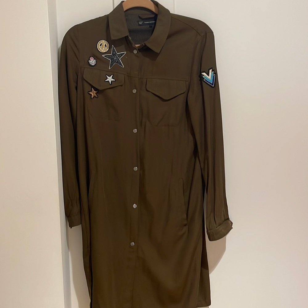 Zara military jacket dress